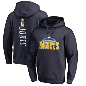 Nikola Jokic Denver Nuggets Fanatics Branded Team Backer Name & Number Pullover Hoodie