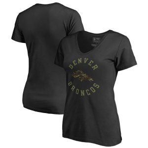Denver Broncos NFL Pro Line by Fanatics Branded Women’s Camo Collection Liberty V-Neck T-Shirt