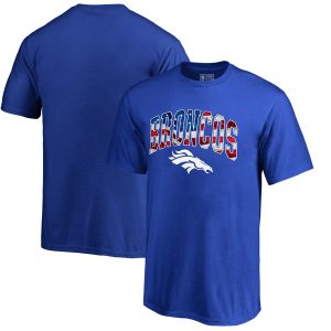 Denver Broncos NFL Pro Line by Fanatics Branded Youth Banner Wave T-Shirt – Royal