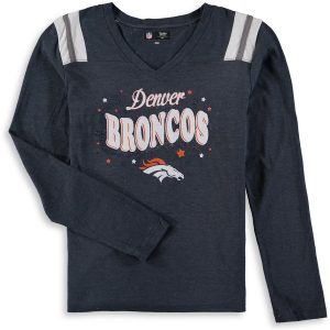 Lids Denver Broncos New Era Big & Tall League Raglan Long Sleeve T