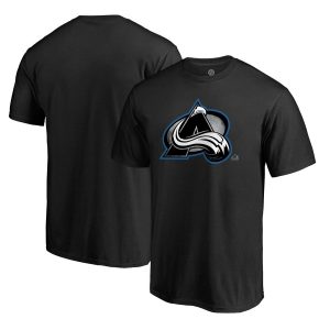 Men’s Colorado Avalanche Fanatics Branded Black Core Smoke T-Shirt