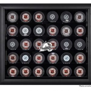 Colorado Avalanche Fanatics Authentic 30-Puck Black Display Case